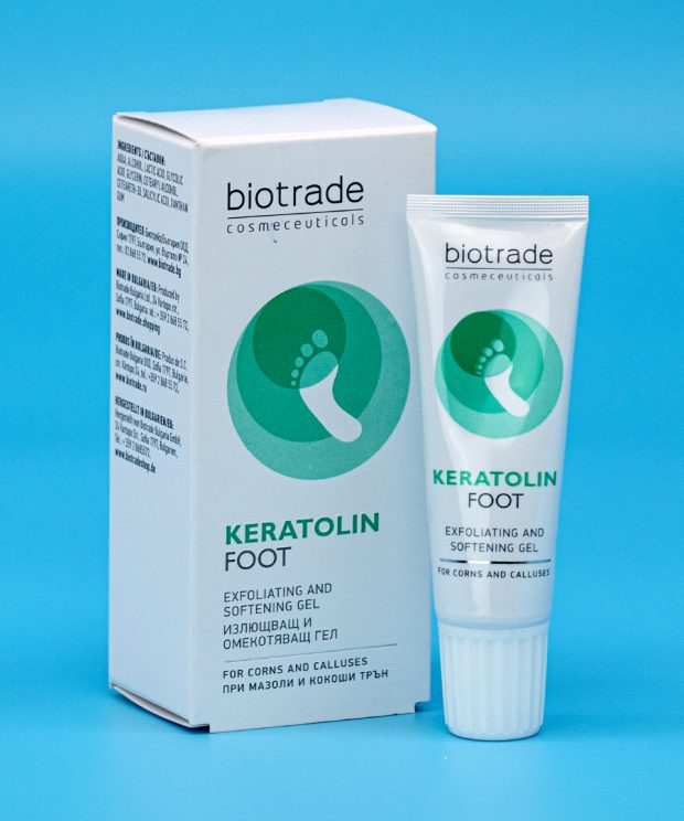 Гель BIOTRADE Keratolin foot corn для видалення мозолів та бородавок