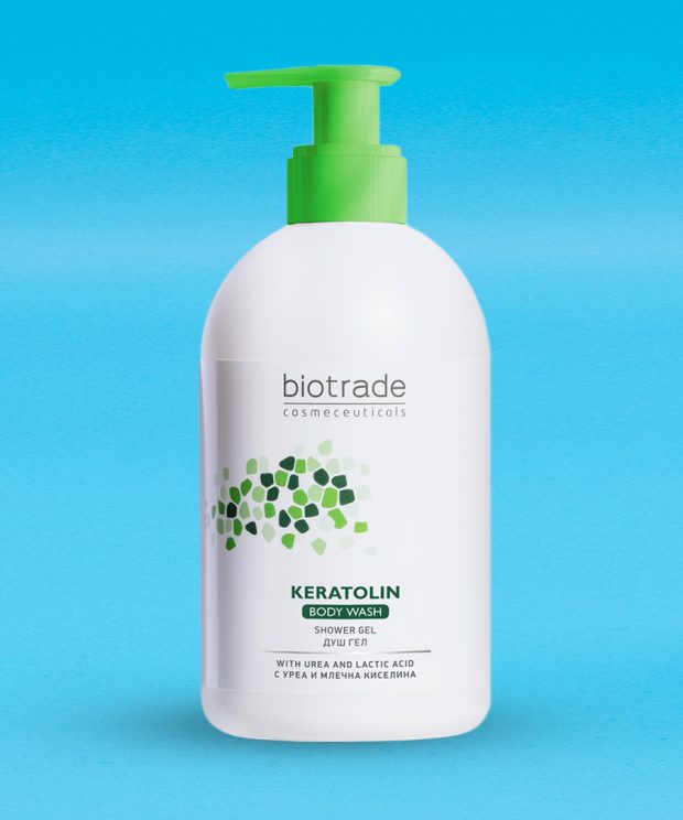 Гель для душу для сухої та чутливої шкіри Biotrade Keratolin Body Wash 400 мл