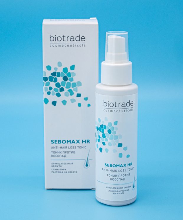Тонізуючий лосьйон проти випадіння волосся Biotrade SEBOMAX HR 75 мл