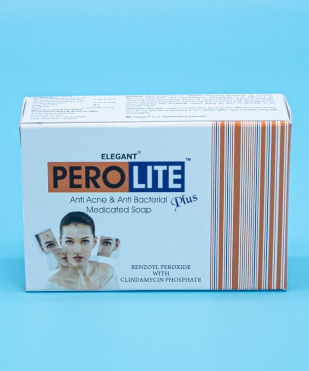 Купити мило від акне з кліндаміцином Perolite Plus (Перолайт Плюс) 75 г?