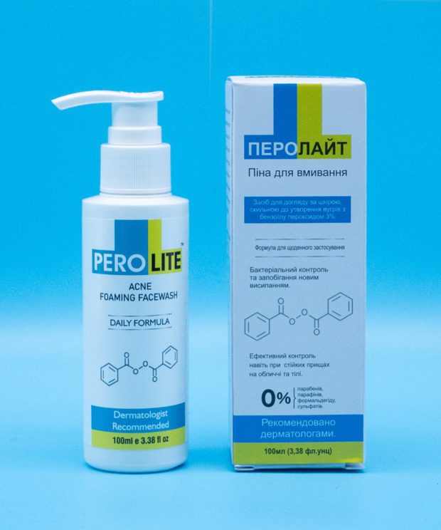Піна для вмивання від акне Perolite 3% 100 мл