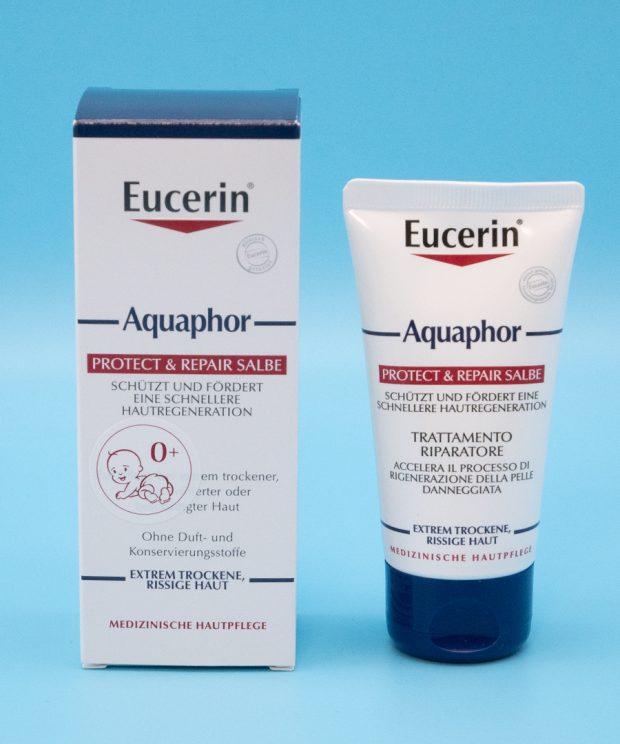Заспокійливий та відновлювальний бальзам для подразненої шкіри Eucerin Aquaphor 45 мл