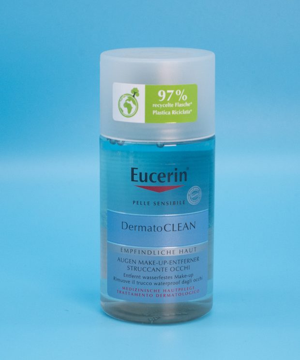 Засіб для зняття водостійкого макіяжу з очей Eucerin DermatoClean 125 мл