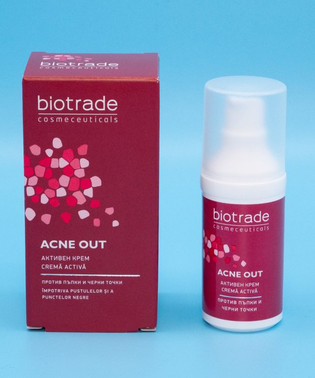 АКТИВНИЙ КРЕМ ACNE OUT / ДЛЯ ПРОБЛЕМНОЇ ШКІРИ З ВУГРАМИ ТА КОМЕДОНАМИ / ЛОКАЛЬНОГО НАНЕСЕННЯ 30 мл