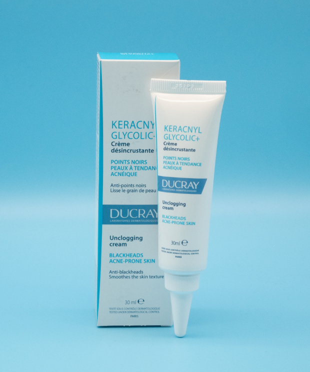 Крем проти чорних цяток Ducray Keracnyl Glycolic + 30 мл