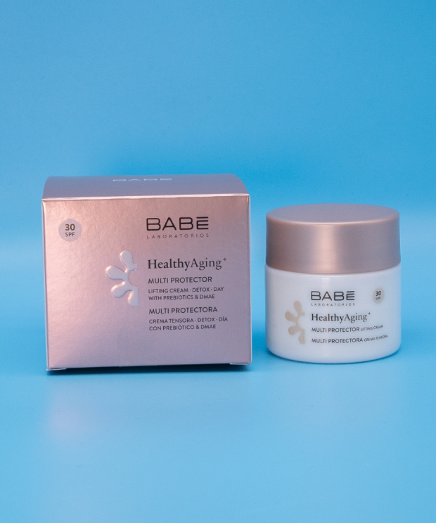 Мультизахисний ліфтинг крем для обличчя з DMAE та SPF 30 Babe Laboratorios 50 мл