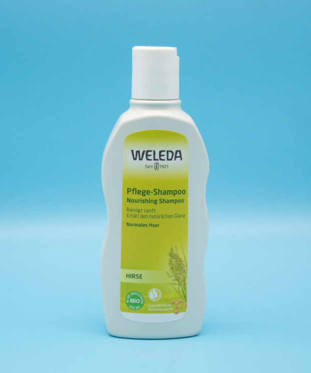 Натуральний шампунь з екстрактом проса Weleda Hirse Pflege-Shampoo 190 мл