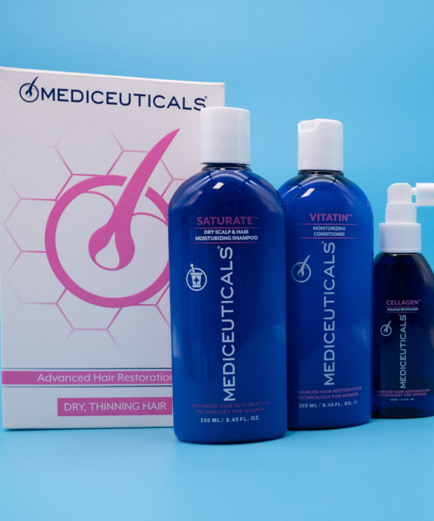 Набір для стимуляції росту волосся в жінок Mediceuticals