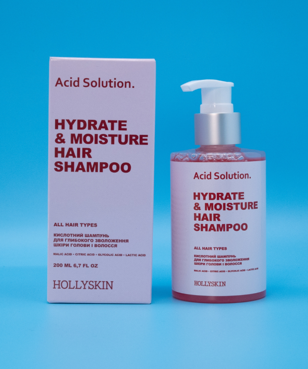 Кислотний шампунь для волосся HOLLYSKIN Acid Solution
