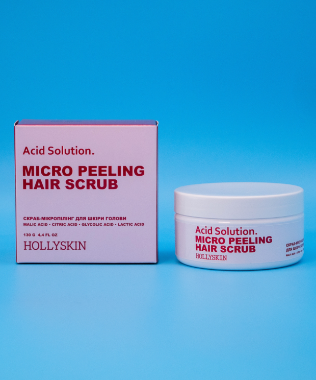 Скраб для волосся та шкіри голови HOLLYSKIN Acid Solution