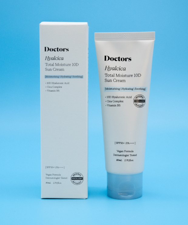 Основні інгредієнти Doctors Hyalcica Total Moisture 10 D Sun Cream SPF 50 +
