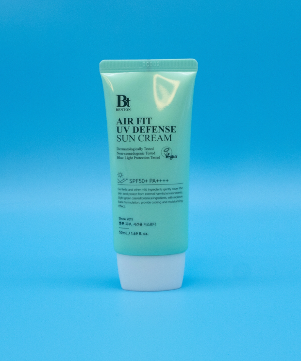 Сонцезахисний крем з центелою Benton Air Fit UV Defense Sun Cream SPF50+/PA++++ 50 мл