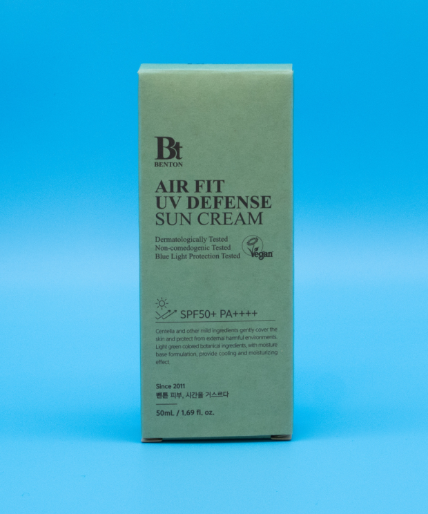 Сонцезахисний крем з центелою Benton Air Fit UV Defense Sun Cream SPF50+/PA++++ 50 мл