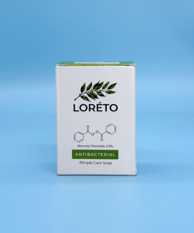 Мило антибактеріальне проти акне Loreto 75г