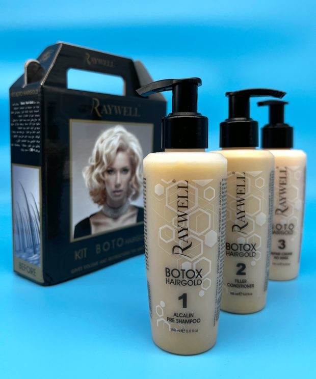 Набір для волосся Raywell Botox Hairgold 3*150 мл