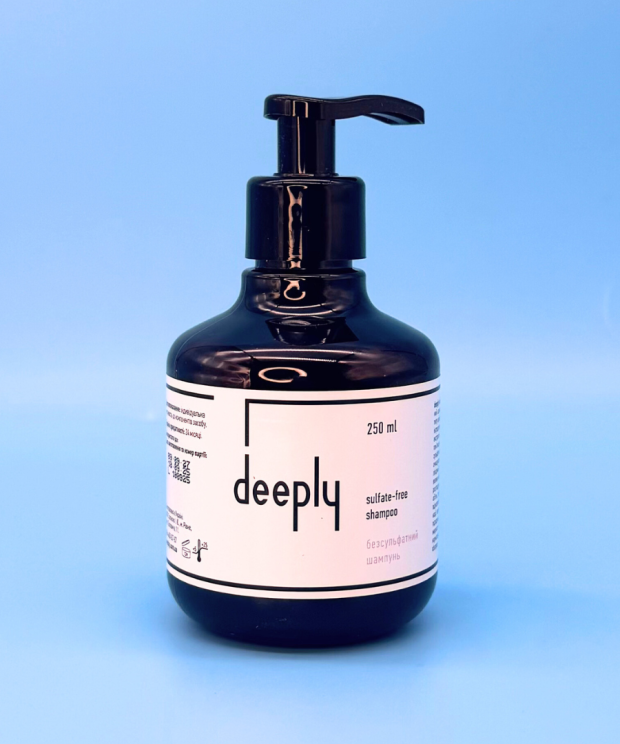 Безсульфатний шампунь Deeply Sulfate-Free Shampoo 250 мл | Солос