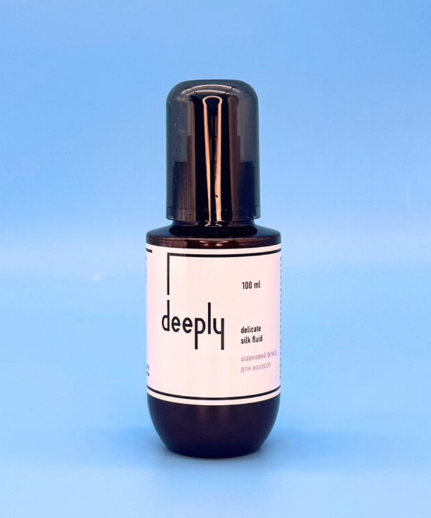 флюїд для волосся, Deeply Silk Fluid, засіб для блиску волосся, Солос